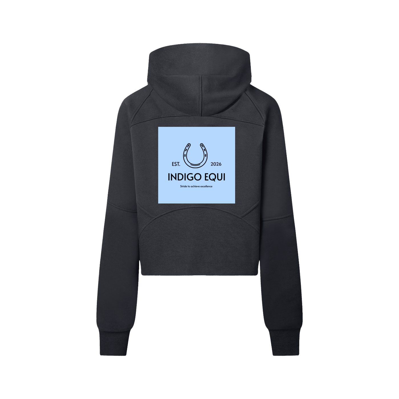 Cropped Half-Zip Hoodie