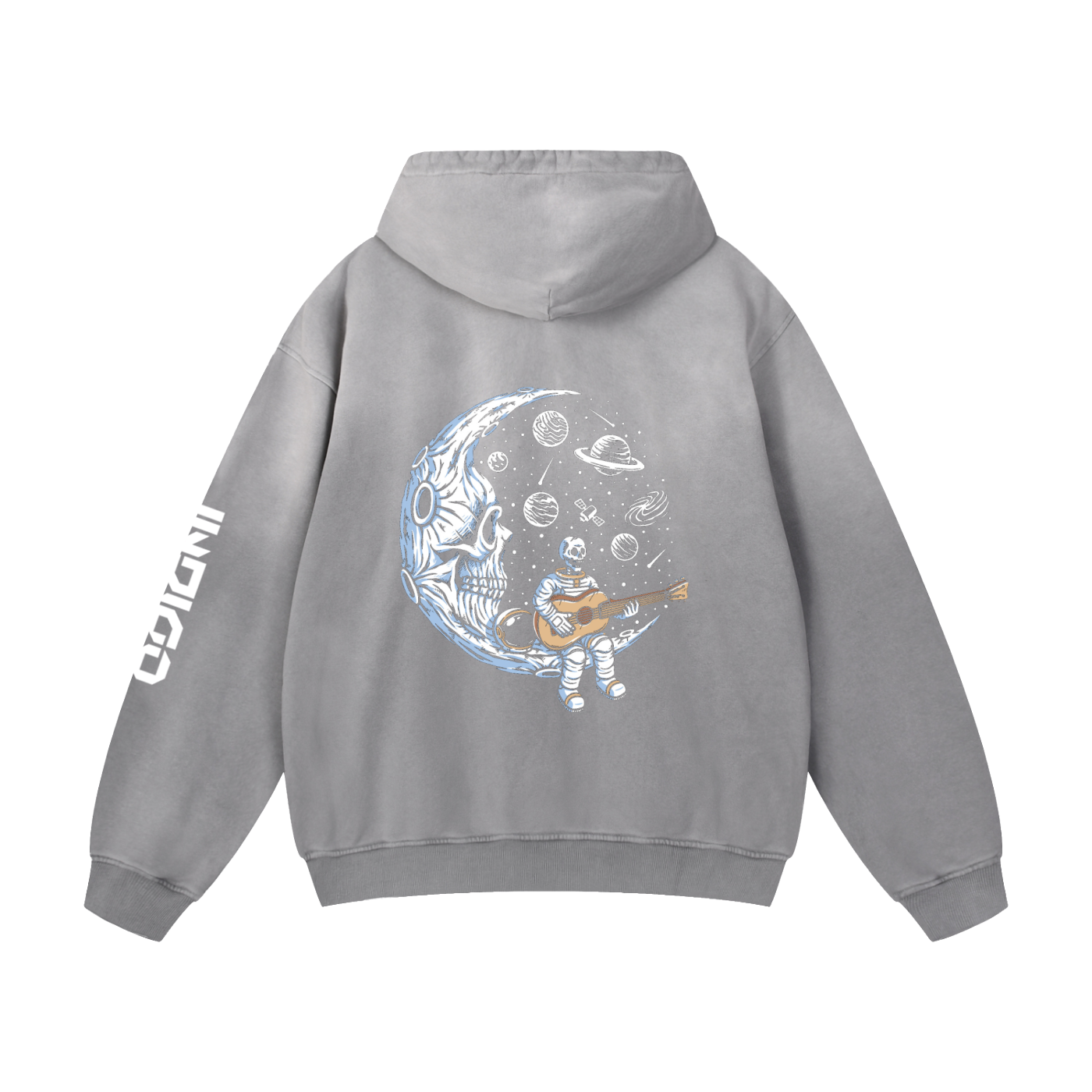 Moon Music Heavyweight Sunfade Oversized Hoodie