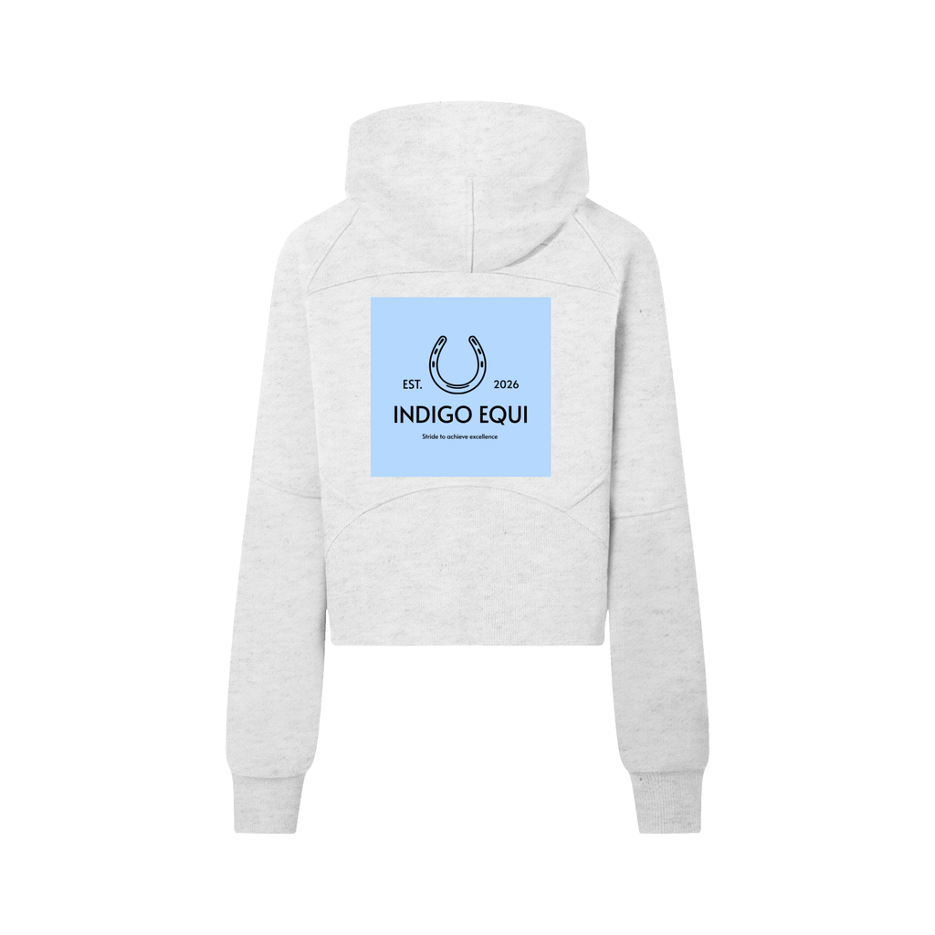 Cropped Half-Zip Hoodie