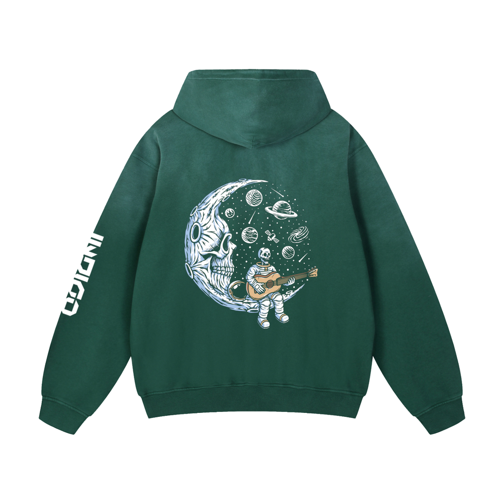 Moon Music Heavyweight Sunfade Oversized Hoodie
