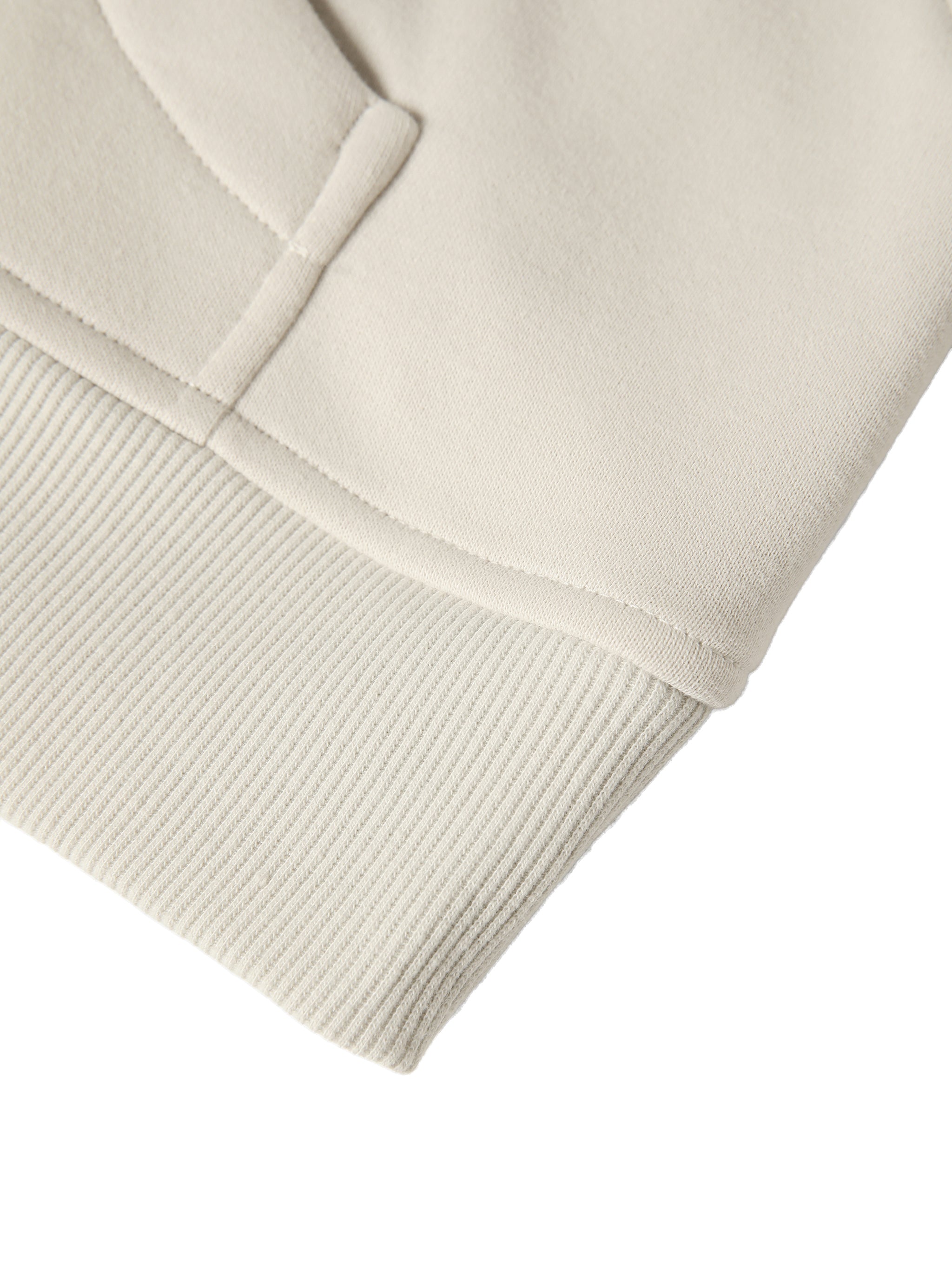 Cropped Half-Zip Sweatshirt