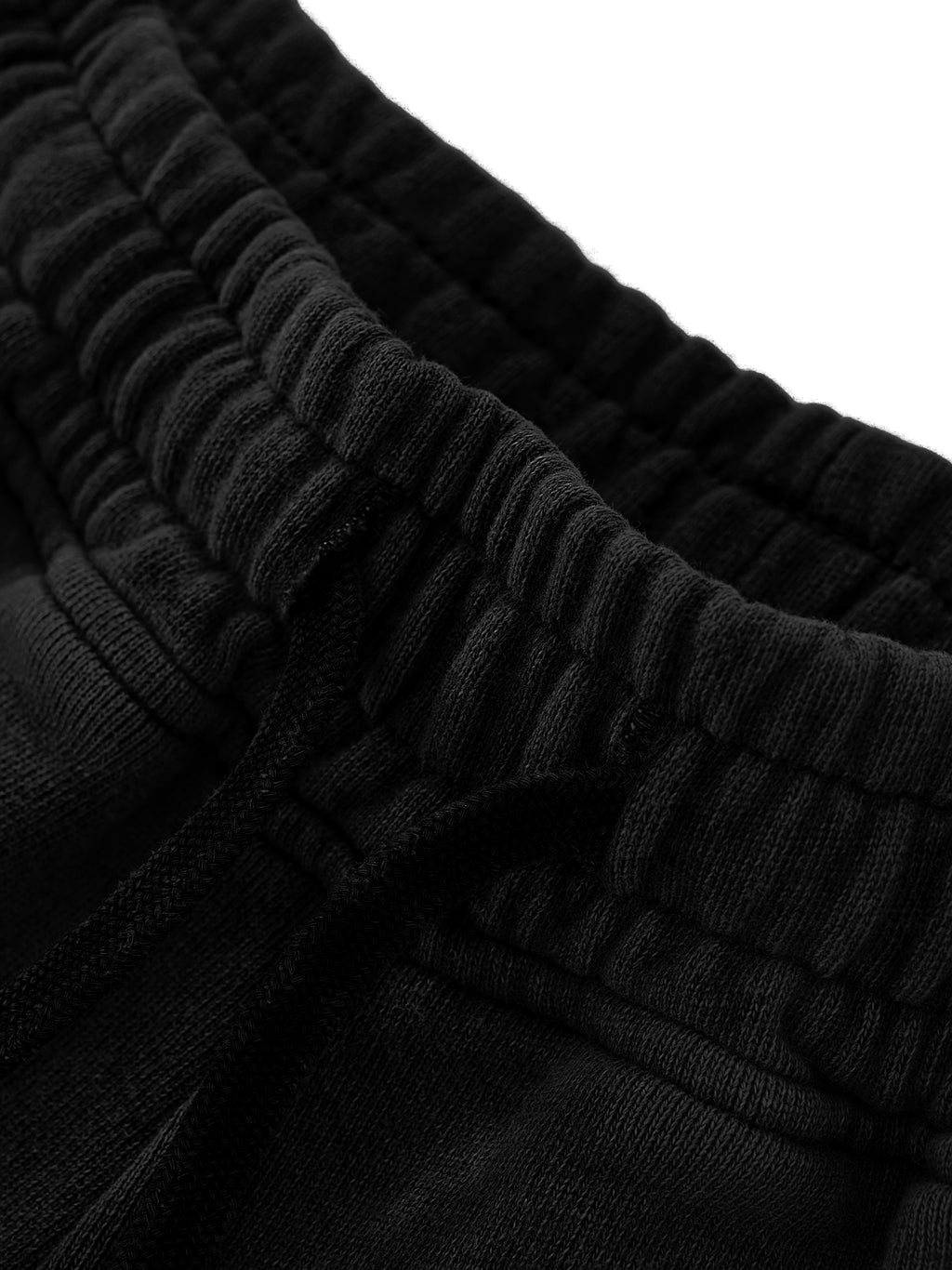 Snow Washed Raw Edge Drawstring Doll Shorts