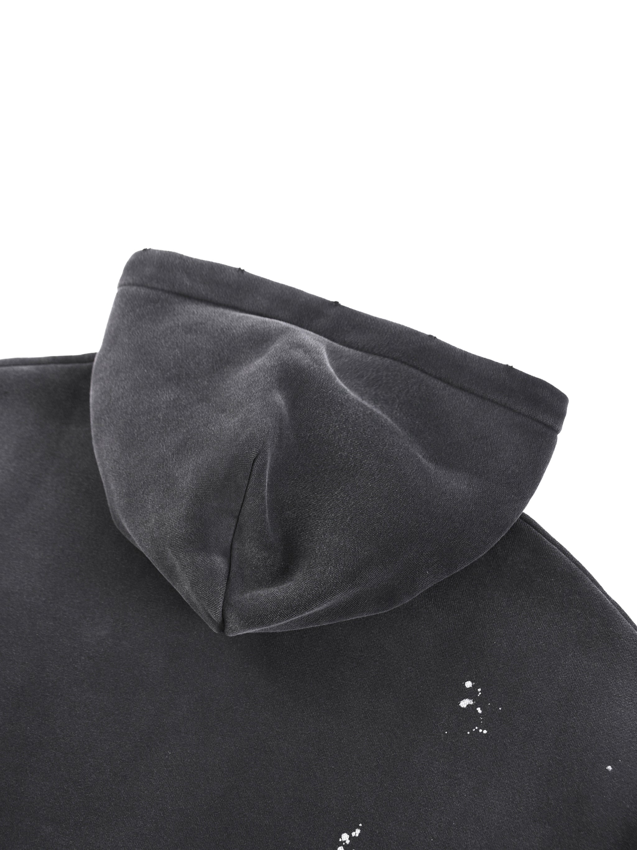 YEAR OF THE HORSE Vintage Washed Frayed Fleece Hoodie